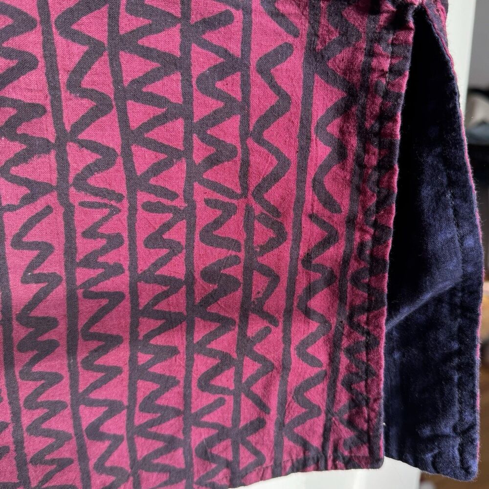 Vintage Reversible Vest Womens Large Beaded Embroidered 90s Double Sided Boho - Picture 13 of 16
